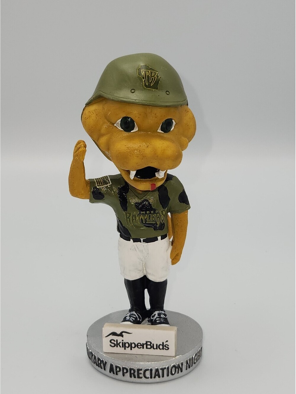 Wisconsin Timber Rattlers Fang Military Appreciation Night Bobblehead - I2
